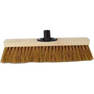 Kokosvezel bezem Hallenbezem breedte 40 cm met kunststof houder Industriële bezem Straatbezem