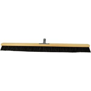 Kamer bezem 100 cm, paardenhaar (crin), met metalen Stokhouder