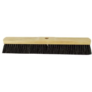 Zaalbezem 50 cm, natuurlijk haar, met steelgat Bezem paardenhaar Zaalbezem Kamerbezem