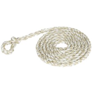Poly touw 3,50 m, kleine lus, wit