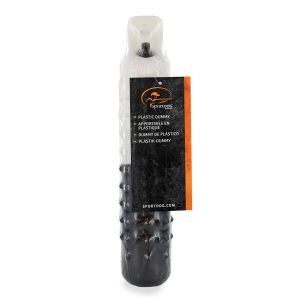 Sport hond plastic DUMMY zwart/wit SAC30-13299