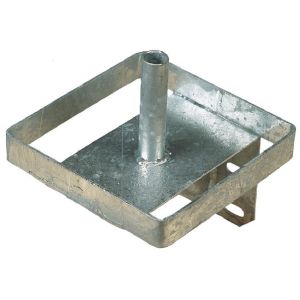 Zout lek stenen houder metal