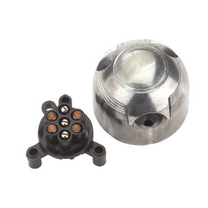 Socket, 7-polige, metaal