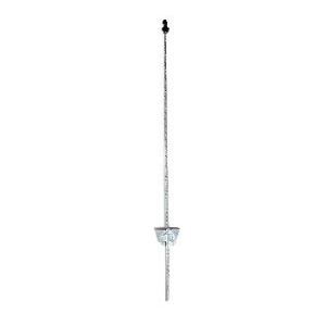 Grasland hek pole, oval met ring isolator 105 cm, 25 stuks per karton