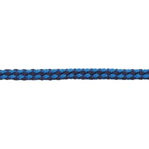 Exclusieve leadrope 200 cm. met paniek haak, Navy/licht blauw