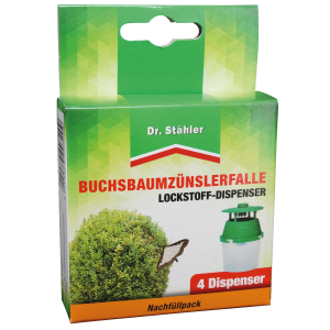 Navulverpakking voor buxusboorders - 4 feromoonverspreiders