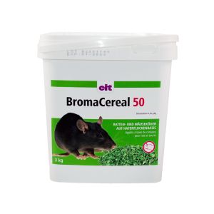 Rattenvoer Broma Cereal 50 Haver 3000 g (Bromadiolon) - Rattengif Aas