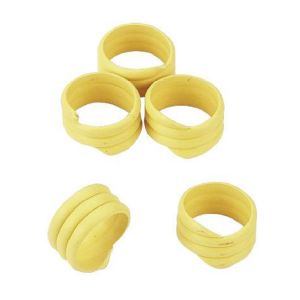 Kip ringen, geel, 20 stuk Pack