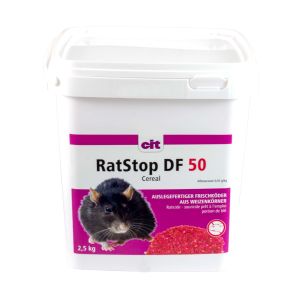 Kerbl RatStop DF 50 Cereal 2500 g (Difenacoum) - giftige tarwe, graanvlokken, rattengif